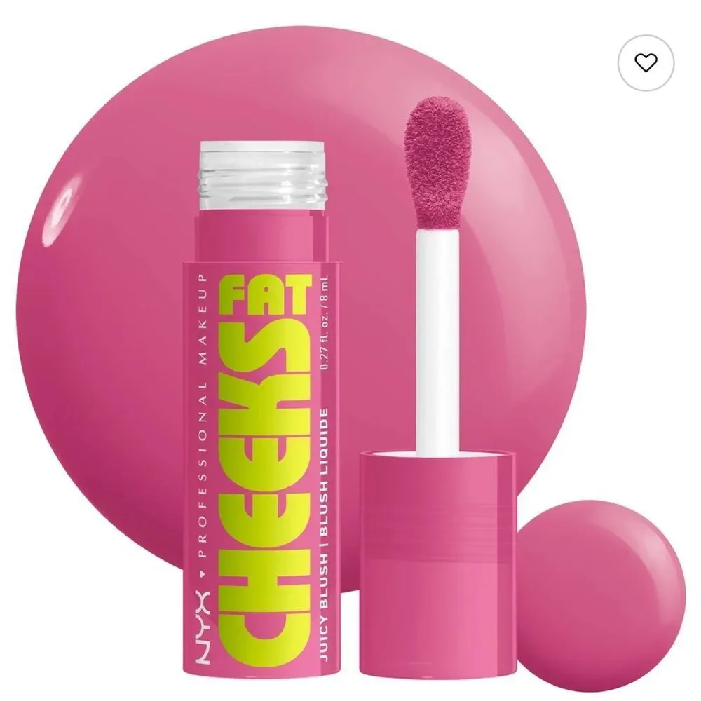 🦋 NYX PLUM POP - SOFT MAUVE Fat Cheeks Juicy Dewy Liquid Blush New FullSz